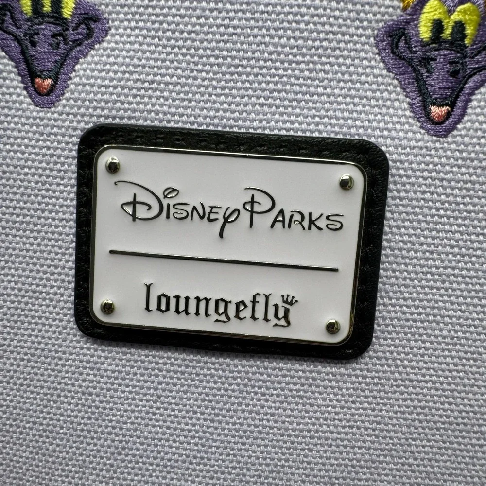 2025 Disney Parks Epcot Figment Purple Canvas Loungefly Backpack NEW